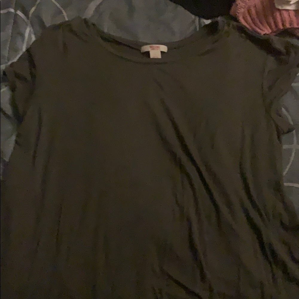 Green blouse